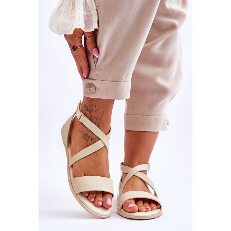 Sandalias Tobilleras Big Star LL274A161 Beige 1