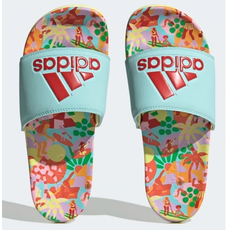 Pantuflas adidas Adilette Comfort W HQ8848 multicolor 1 Pantuflas adidas Adilette Comfort W HQ8848 multicolor 1