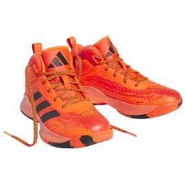 Zapatillas de baloncesto adidas Cross Em Up 5 K Wide Jr HQ8494 naranja naranjas y tintos 2