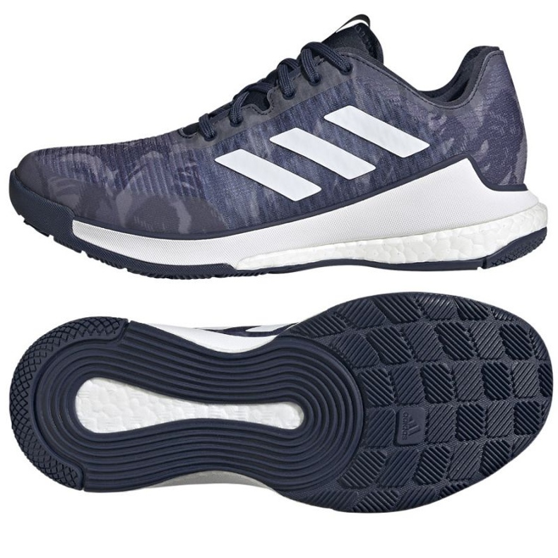Zapatillas de voleibol adidas CrazyFlight W HR0632 azul azul 1