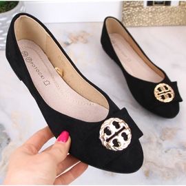 Bailarinas mujer ante negro tacón bajo Potocki BB23004 5