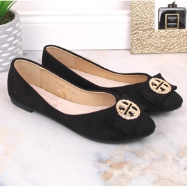 Bailarinas mujer ante negro tacón bajo Potocki BB23004 6