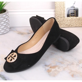 Bailarinas mujer ante negro tacón bajo Potocki BB23004 8