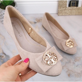 Bailarinas mujer ante beige tacón bajo Potocki BB23004 7