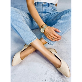 Seastar Bailarinas plantilla piel Keys Beige 5