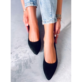 Seastar Bailarinas con inserto de cuero Keys Black negro 3
