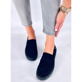 Mocasines con plataforma de Chandra Black negro 4