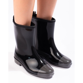Chanclos de mujer Shelovet lacados negro 3