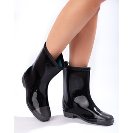 Chanclos de mujer Shelovet lacados negro 5