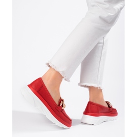 Zapatos rojos de mujer Vinceza 3