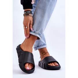 Pantuflas Big Star de espuma ligera para mujer LL274594 Negro 3