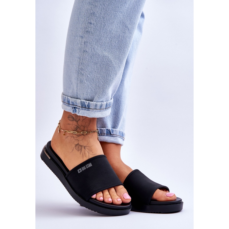 Pantuflas Mujer Plataforma Big Star LL274930 Negro 1