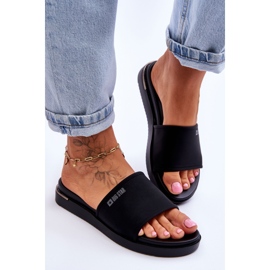 Pantuflas Mujer Plataforma Big Star LL274930 Negro 4