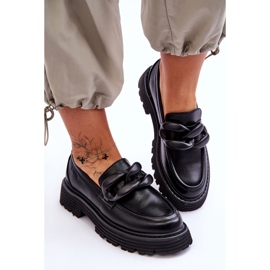 Zapatos Mocasines Piel Big Star LL274580 Negro 4