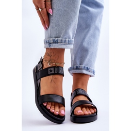 Sandalias Planas Mujer Big Star LL274938 Negro 1