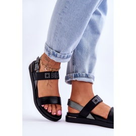 Sandalias Planas Mujer Big Star LL274938 Negro 3