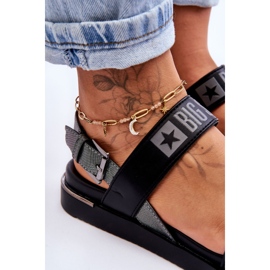 Sandalias Planas Mujer Big Star LL274938 Negro 6