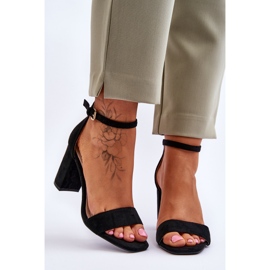 Sandalias Clásicas Mujer Ante Negro Passo 1