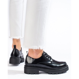 La.Fi Zapatos con cordones con estilo negro 2