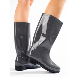 Chanclas de mujer grises con parte superior Shelovet alta 2