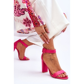 FB2 Sandalias rosadas georgina en los talones rosado 6