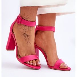 FB2 Sandalias rosadas georgina en los talones rosado 7
