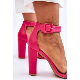 FB2 Sandalias rosadas georgina en los talones rosado 5