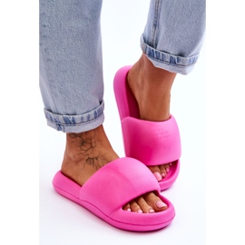 Pantuflas Mujer Plataforma Espuma Ligera Fucsia Milton rosado 6