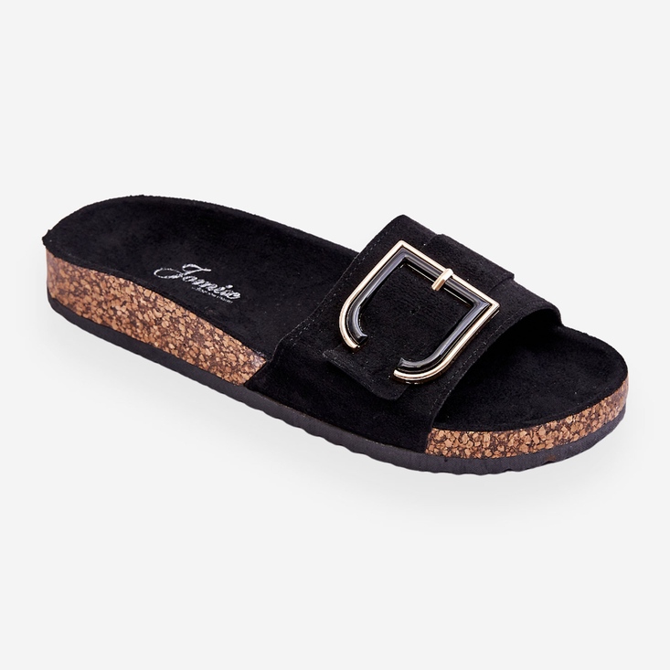 Zapatillas Mujer Ante Plataforma Negro Festil 2