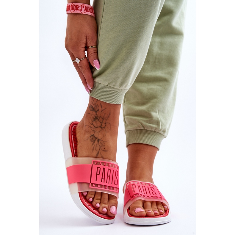 Pantuflas Deportivas Mujer Rosa Neón Amanecer rosado 1