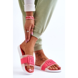 Pantuflas Deportivas Mujer Rosa Neón Amanecer 2