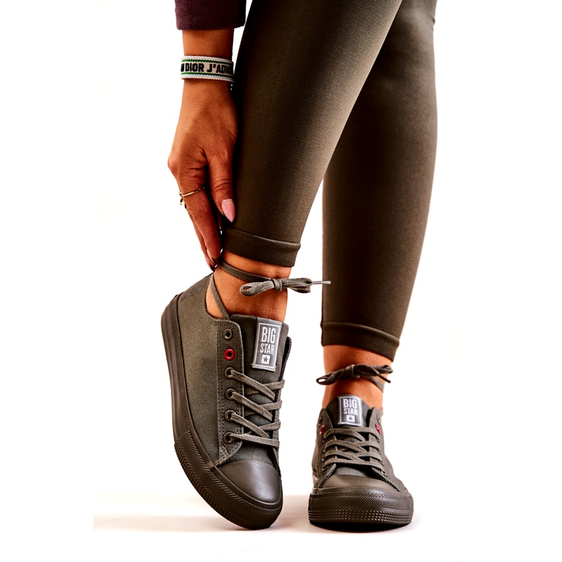 Zapatillas Bajas Big Star JJ274004 Caqui verde 2