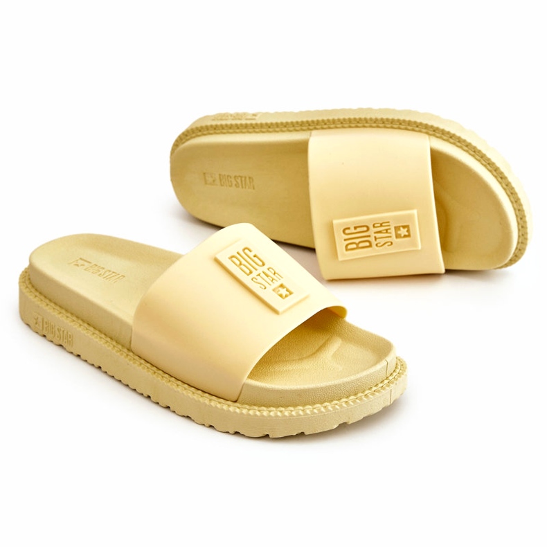 Pantuflas Mujer Big Star JJ274A305 Amarillo 3