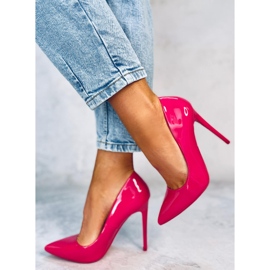 Tacones altos mujer fucsia NF-50P Fucsia rosado 4