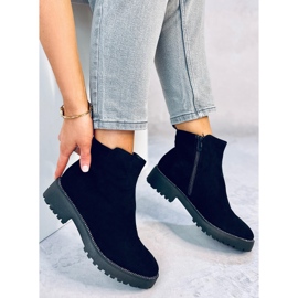Botines Chelsea negros para mujer KL-719 Negro 6