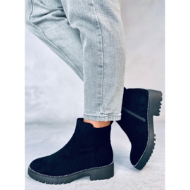 Botines Chelsea negros para mujer KL-719 Negro 5