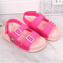 Sandalias rosas cómodas para niña Paw Patrol Zaxy JJ385015 07GR21BR rosado 4
