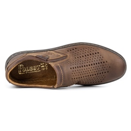 Polbut Brogues para hombre 401 Summer Brown marrón 7