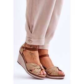 Sandalias Mujer Cuña Daphne Beige 8