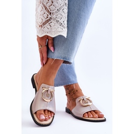 Pantuflas Piel Zapatos Confort S.Barski KV-2775-32 Nude beige 2