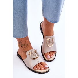 Pantuflas Piel Zapatos Confort S.Barski KV-2775-32 Nude beige 5