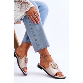 Pantuflas Piel Zapatos Confort S.Barski KV-2775-32 Nude beige 6