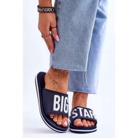 Pantuflas Mujer Big Star Classic JJ274A323 Azul Marino 1