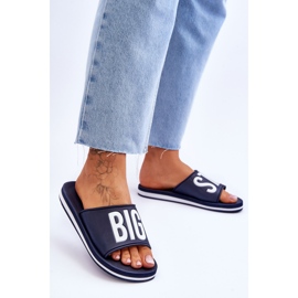 Pantuflas Mujer Big Star Classic JJ274A323 Azul Marino 3