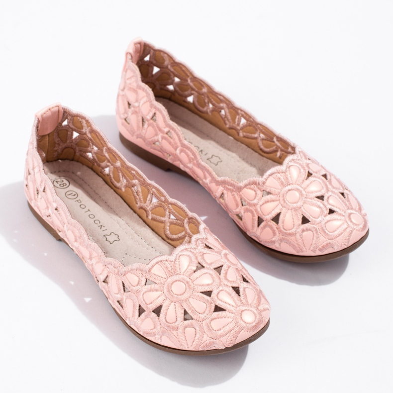 W. Potocki Bailarinas de niña caladas Potocki rosa rosado 1