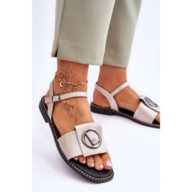 Sandalias Clásicas Mujer S.Barski KV-2775-45 Nude beige 3
