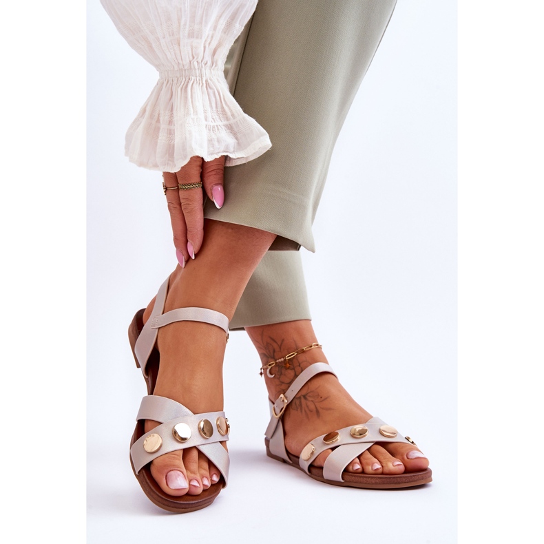 Sandalias Planas S.Barski KV-5541-35 Nude beige 2