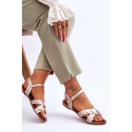 Sandalias Planas S.Barski KV-5541-35 Nude beige 5