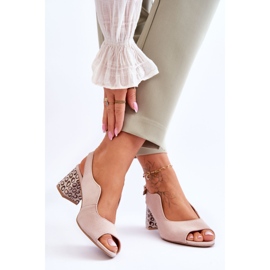 Sandalias Mujer Ante Tacón Maciejka 05870-04 Beige 2 Sandalias Mujer Ante Tacón Maciejka 05870-04 Beige 2