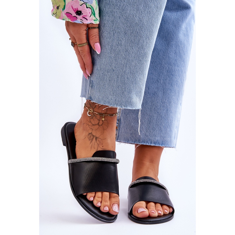 Tacones Planos Elegantes Negro Termen 1